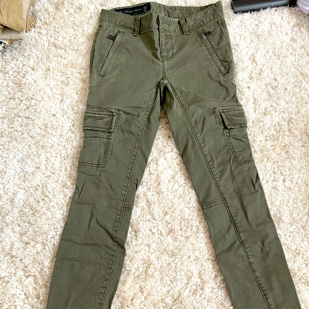 Armani Exchange slim cargo pant size 24
